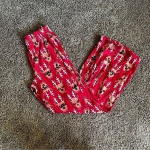 Toast & Jammies reindeer flannel pajama pants small